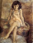 Jules Pascin Be seated lass France oil painting artist